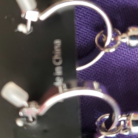 *NWT* Hot Topic's 3Pk Silver Charm Hoops - Picture 11 of 15
